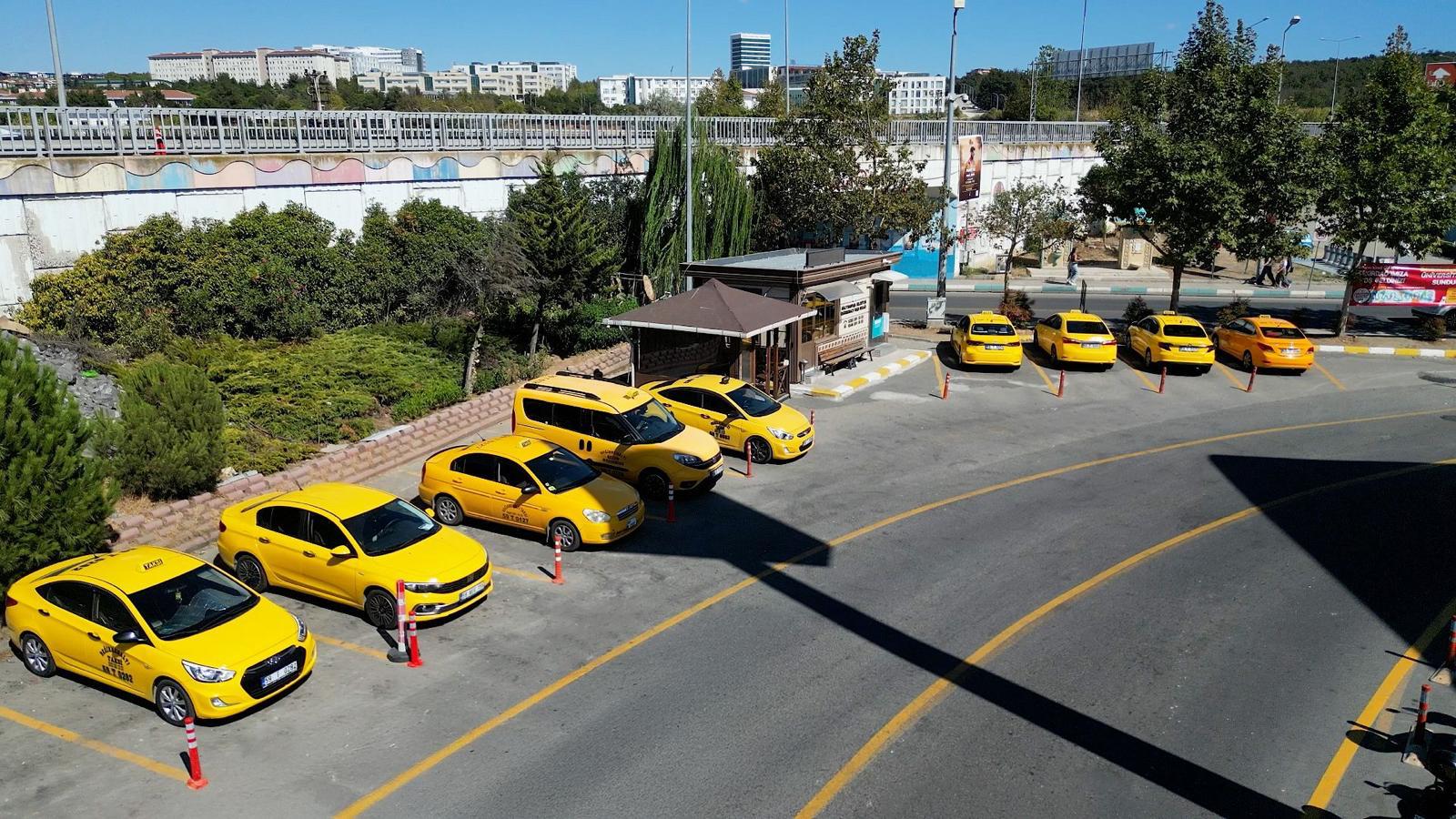 Değirmenaltı Taksi durağı araç filosu